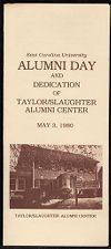 East Carolina University Alumni Day and Dedication of Taylor/Slaughter Alumni Center