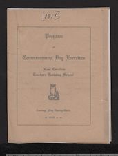 Program of Commencement Day Exercises 1911