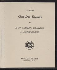 Senior Class Day Exercises at East Carolina Teachers Training School