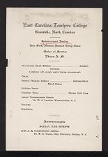 Commencement Sunday Program 1937