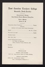 Commencement Sunday Program 1939