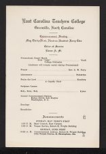 Commencement Sunday Program 1942