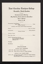 Commencement Sunday Program 1943