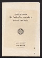 Program for Summer School Commencement 1950