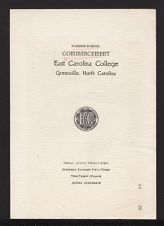 Program for Summer School Commencement 1953