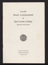 Program for the Forty-Fifth Annual Commencement of East Carolina College 