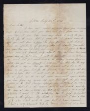 Letter from Issac Newton to Sallie Newton