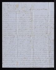 Letter from Mary Franklin Pass to her mother