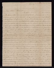 Letter from James C. Pass to Mary Franklin Pass