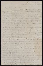 Letter from James C. Pass to Mary Franklin Pass