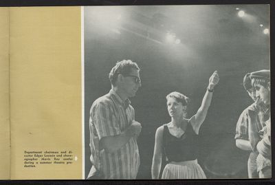 Theatre Arts and Communications brochure page
