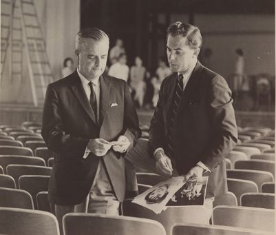 President Leo Jenkins and Edgar R. Loessin
