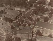 Aerial view of Wright Circle 