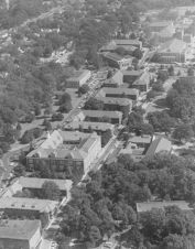 Aerial view of East Carolina College