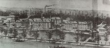 Architectural drawing of East Carolina Teachers Training School