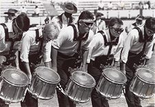 Marching Pirates on the field