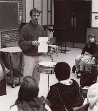 Mark Ford teaches the snare drum