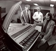 Donated harpsichord