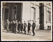 Soldiers at attention