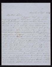 Letter from George Attmore Sparrow to his sisters