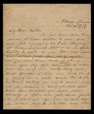 Letter from George Attmore Sparrow and Annie Blackwell Sparrow to Thomas Sparrow