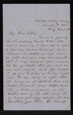 Letter from George Attmore Sparrow to Thomas Sparrow