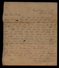 Letter from George Attmore Sparrow to Thomas Sparrow