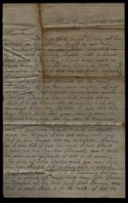 Letter from George Attmore Sparrow to Thomas Sparrow