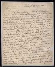 Letter from John Stanly to Abram M. Allen