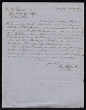 Letter to Captain Thomas Sparrow