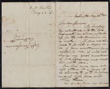 Letter from D. M. Carter to Captain Thomas Sparrow