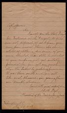 Letter from M. M. Hoyt to Captain Thomas Sparrow