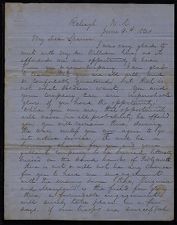 Letter from F. B. Satterthwaite to Captain Thomas Sparrow