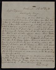 Letter from Dan Reid to Captain Thomas Sparrow