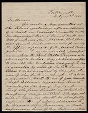 Letter from Captain Thomas Sparrow to Captains James J. Leith, G. W. Johnston, T. H. Sharp, and H. A. Gilliam