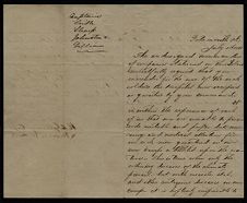 Letter from James J. Leith, G. W. Johnston, T. H. Sharp, and H. A. Gilliam to Captain Thomas Sparrow