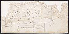 Map of property boundaries on Hood's Creek, North Carolina.