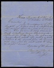 Circular letter from Colonel Loomis via Hamilton Hankins