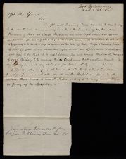 Letter from Colonel Martin to Captain Thomas Sparrow 