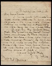 Letter from T. G. Wall to Captain Thomas Sparrow 