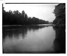 Remains of Civil War Confederate Camp Pool Neuse River Obstructions near Kinston, N.C.