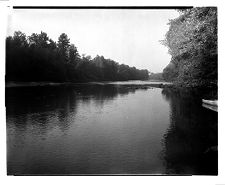 Remains of Civil War Confederate Camp Pool Neuse River Obstructions near Kinston, N.C.