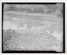 Remains of Civil War Confederate Camp Pool Neuse River Obstructions near Kinston, N.C.