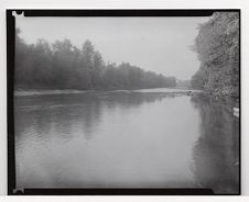 Remains of Civil War Confederate Camp Pool Neuse River Obstructions near Kinston, N.C.