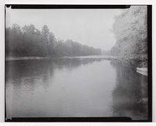Remains of Civil War Confederate Camp Pool Neuse River Obstructions near Kinston, N.C.