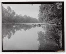 Remains of Civil War Confederate Camp Pool Neuse River Obstructions near Kinston, N.C.