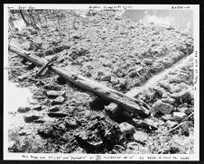 Remains of Civil War Confederate Camp Pool Neuse River Obstructions near Kinston, N.C.