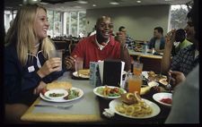 Students dining