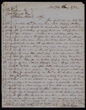 Letter from Chas. W. Blossom to Captain Thomas Sparrow