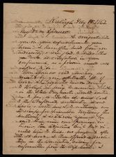 Letter from E. J. Warren to Thomas Sparrow